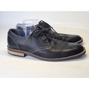 Penguin by Munsingwear Men's Shoes Size 10.5 Black Leather Wade Oxford Dress